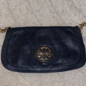 Tory Burch Black Leather Crossbody Bag